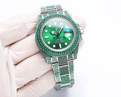 ROLEX 3135 Automatic Movement 904L Steel Green 40MM Watch